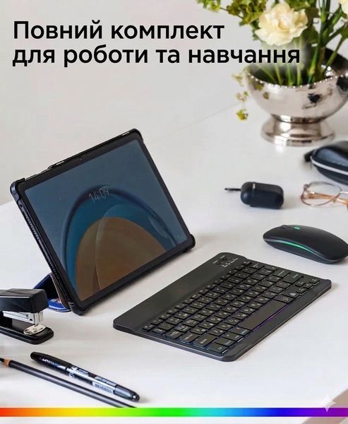 Клавіатура та миша &mdash; бездротові (Bluetooth) з підсвіткою Keyboard-xPad фото